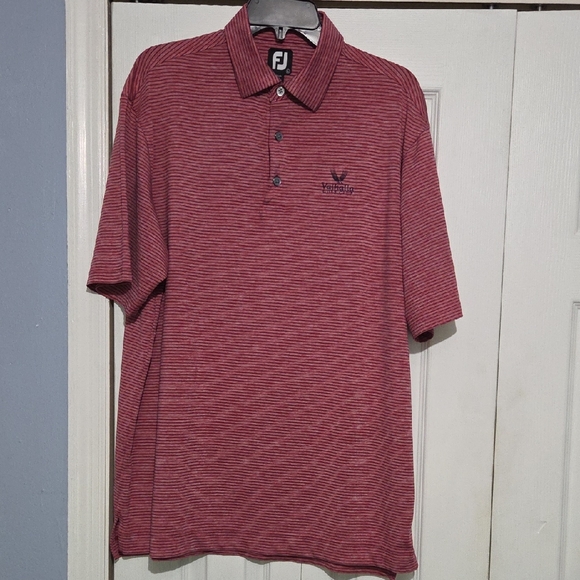 FootJoy Other - FootJoy Burgundy Striped Polo Shirt